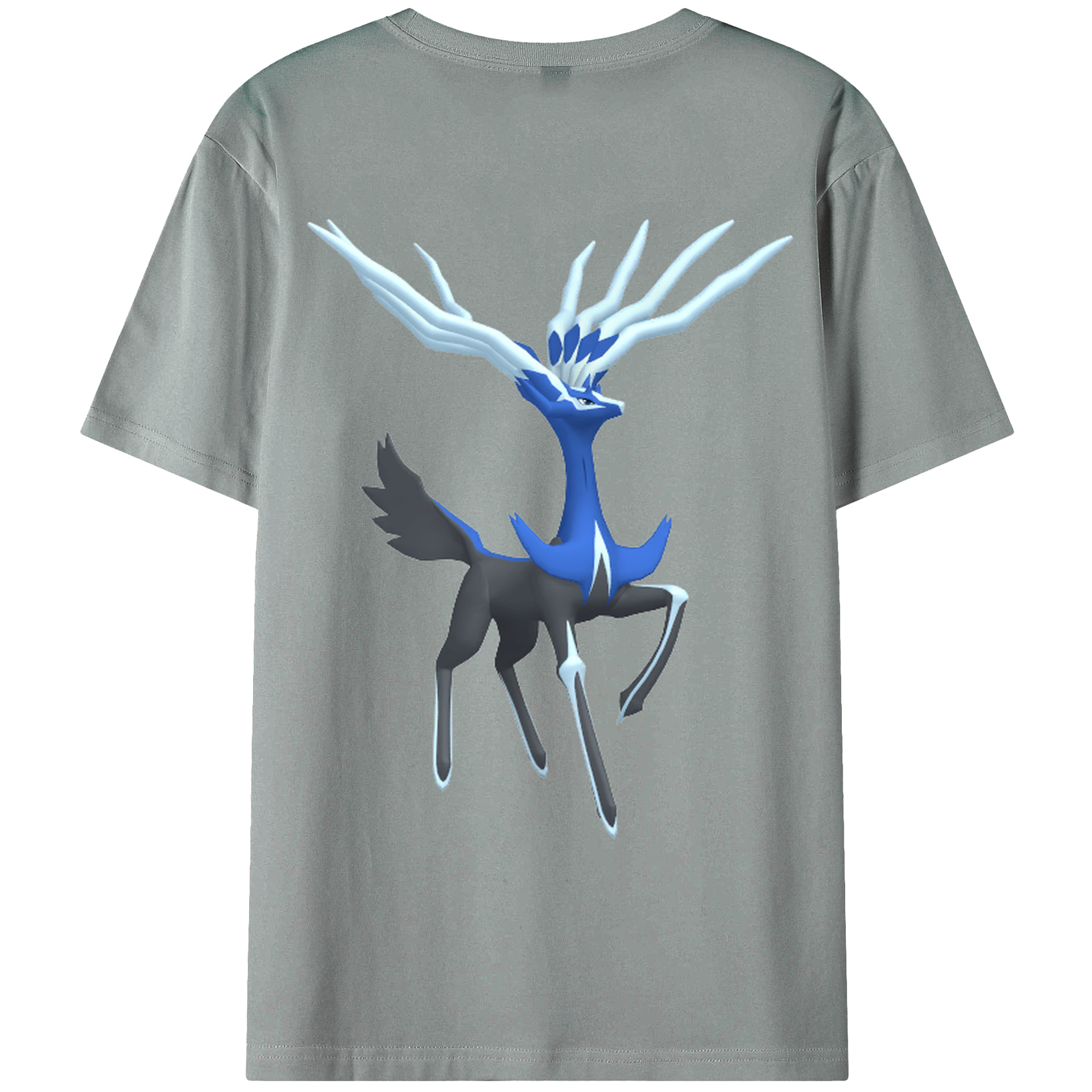（画像用） ポケットモンスター Pokémon 綿100％ メンズ半袖Tシャツ（バックプリント） 通気性